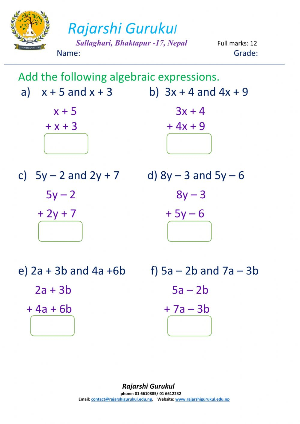 math expressions 3rd grade homework and remembering answers